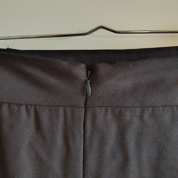 Sacoor Brothers Wool Silk A-Line Knee-Length Skirt size EU 42 / UK 14 / US 12 - Picture 7 of 12